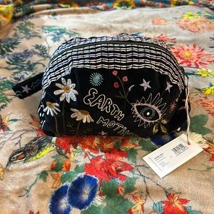 Johnny Was Embroidery Soho Makeup Bag NWT